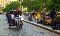 Cycle-rickshaw in Manhattan