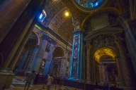 Inside the St. Peter's Basilica