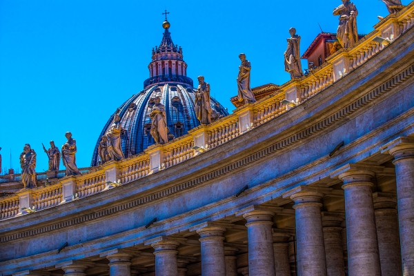 Vatican City-The Dome of St. Peters Basilica